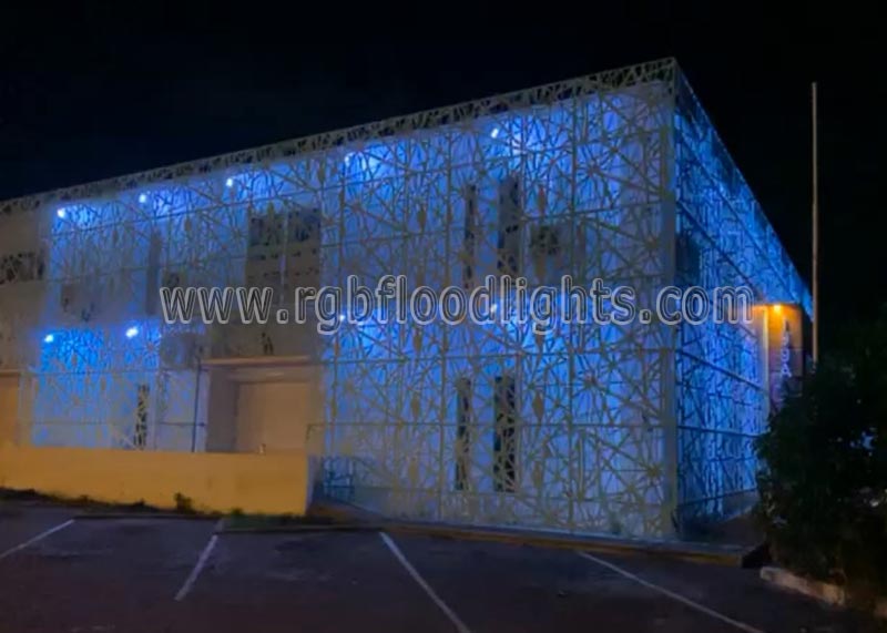 Outdoor Color Changing Architectural Wall Wash 100W RGB LED Flood Light