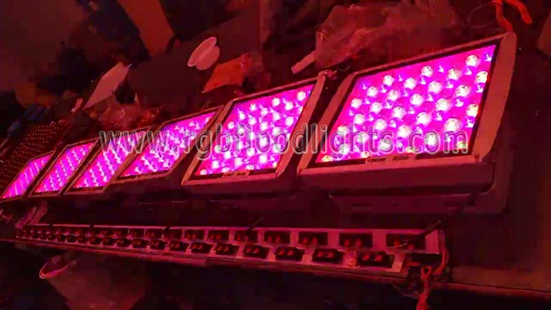 Outdoor Color Changing Architectural Wall Wash 100W RGB LED Flood Light