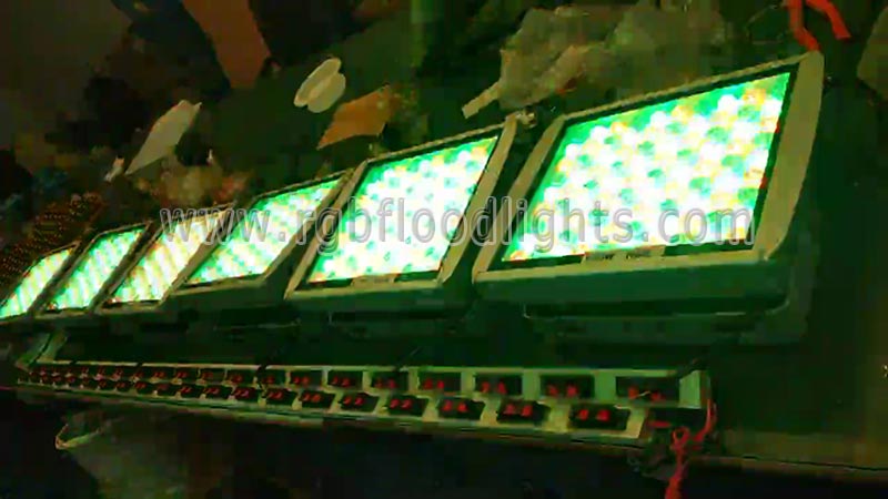 Outdoor Color Changing Architectural Wall Wash 100W RGB LED Flood Light
