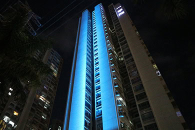 high power rgb flood light