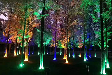 rgb flood light for tree lighting