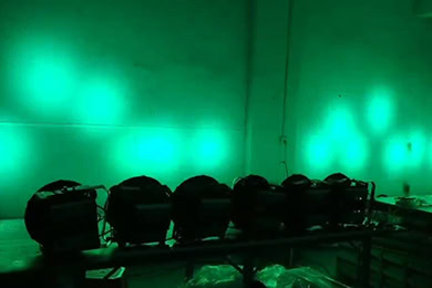 rgb flood light with narrow beam angle