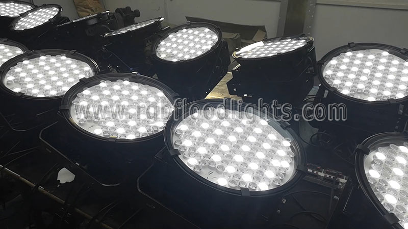 Outdoor House Facade Decoration 200W RGB RGBW LED Flood Light