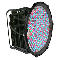 Outdoor Programmable 500W RGB LED Flood Light Tower Facade Spotlight