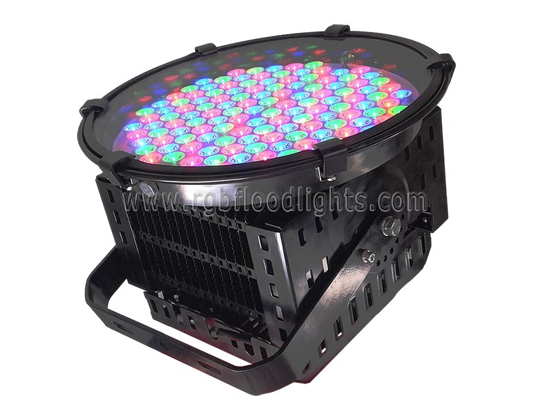 Outdoor Commercial Building Facade DMX512 300W RGB LED Flood Light