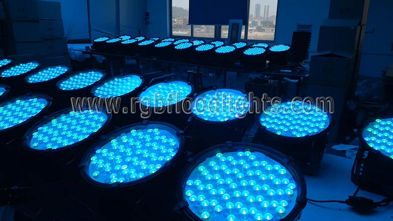 Outdoor Commercial Building Facade DMX512 300W RGB LED Flood Light