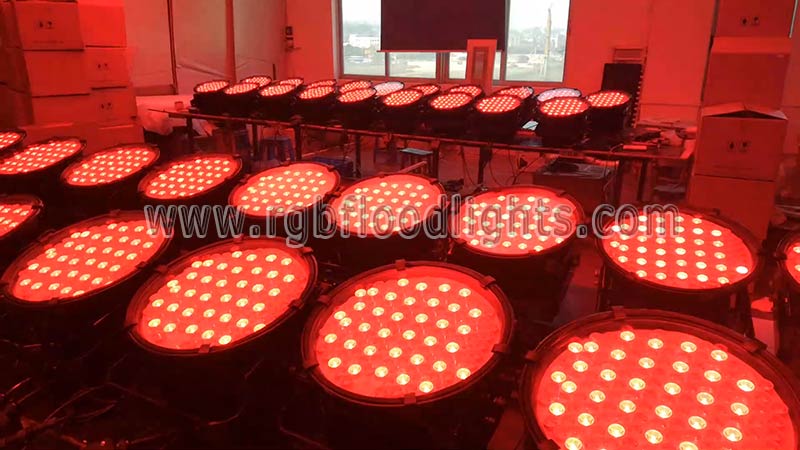 Outdoor Commercial Building Facade DMX512 300W RGB LED Flood Light
