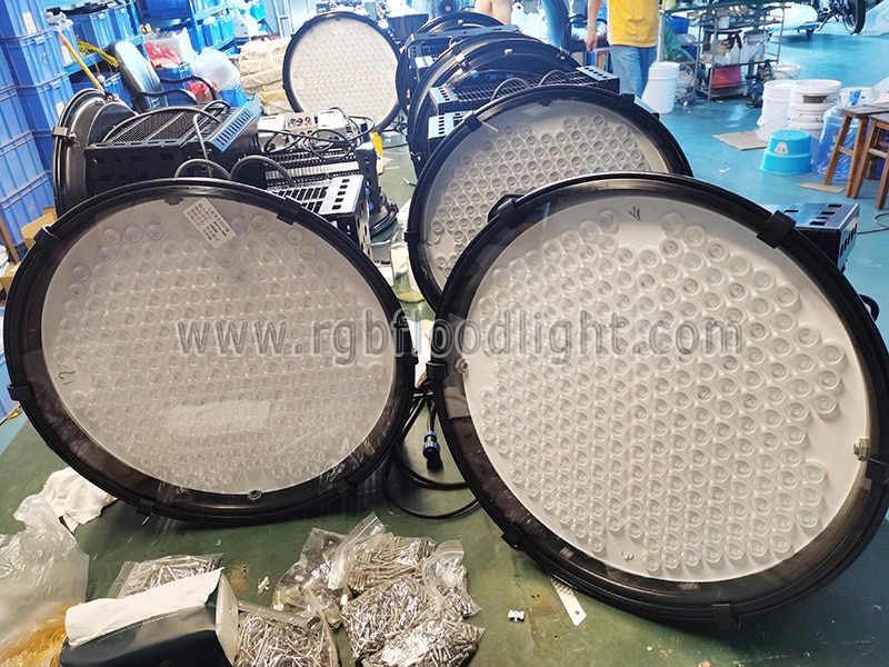 Multi Coloured LED Flood Light for Construction Crane Lighting