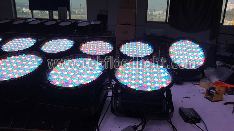 DMX RGB LED Flood Lights for Outdoor Ferris Wheel Lighting