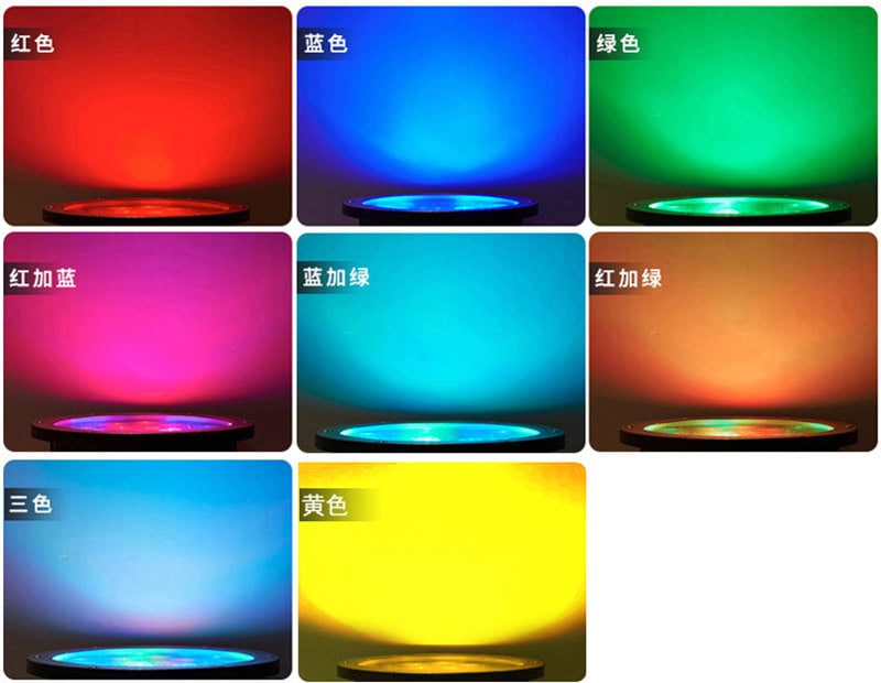 How do RGB LED Flood Lights Change Colors