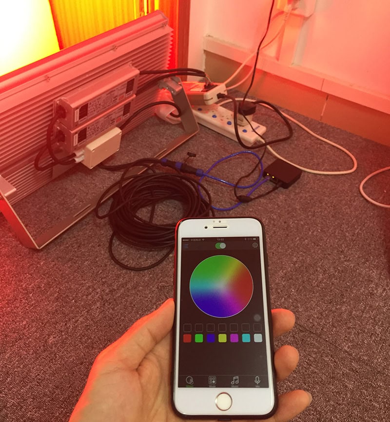 How do RGB LED Flood Lights Change Colors