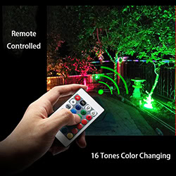 How do RGB LED Flood Lights Change Colors