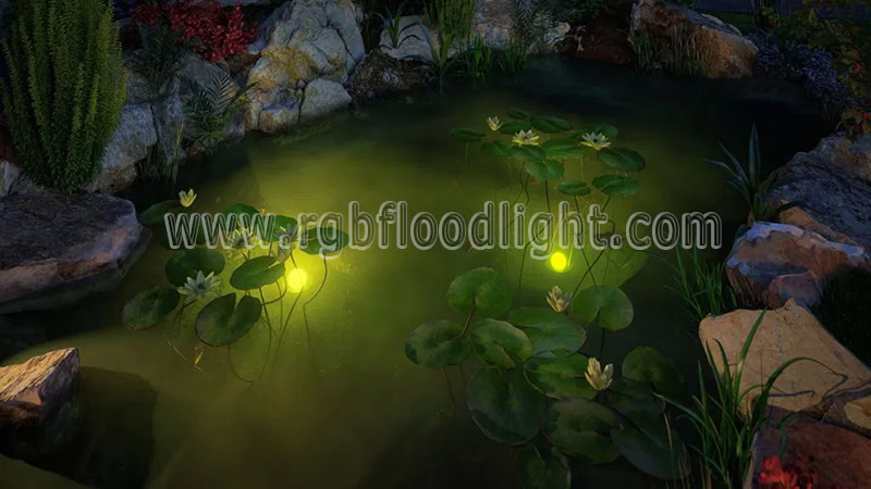 Low Voltage Outdoor IP68 RGB LED Underwater Pond Lights