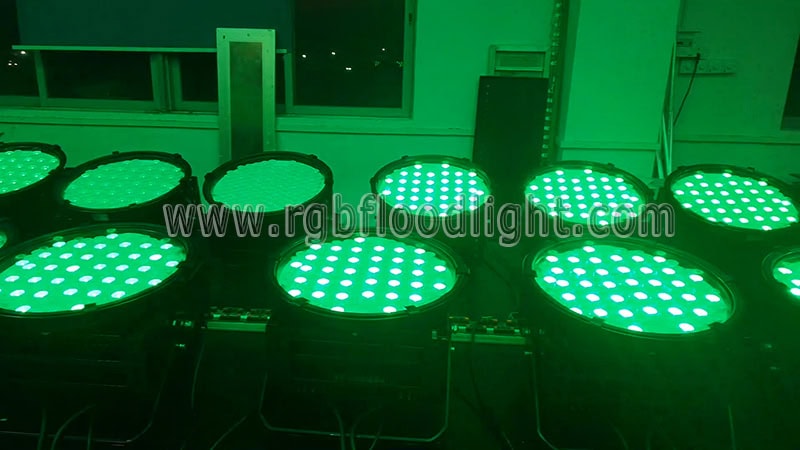 Colour Changing LED Flood Lights for Outdoor Arena Lighting