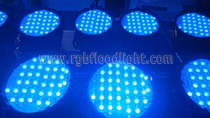 Colour Changing LED Flood Lights for Outdoor Arena Lighting