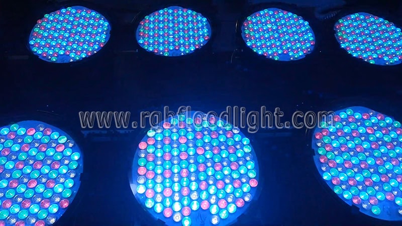 Color Changing LED Flood Lights for Outdoor Building Lighting