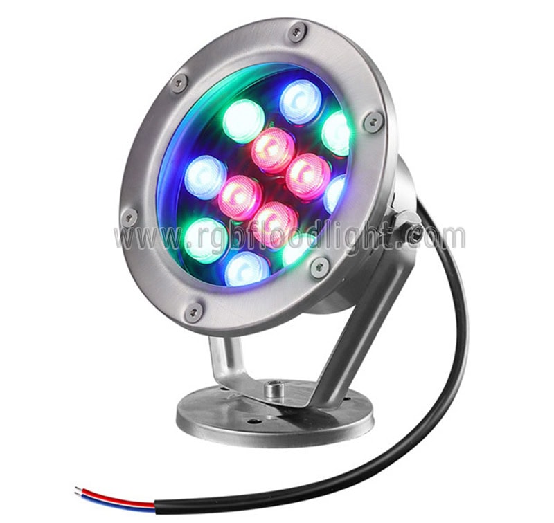 RGB LED Underwater Flood Light for Outdoor Fountain Lighting
