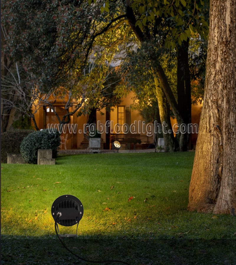 Low Voltage RGB LED Spotlights for Outdoor Garden Lighting