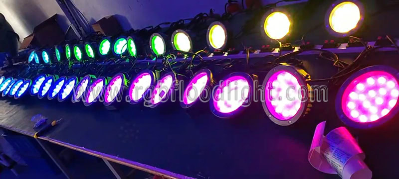 Low Voltage RGB LED Spotlights for Outdoor Garden Lighting