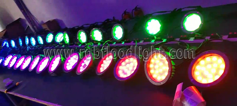Low Voltage RGB LED Spotlights for Outdoor Garden Lighting