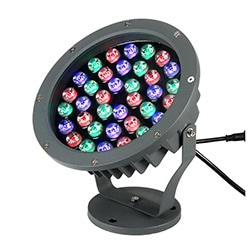 Low Voltage RGB LED Spotlights for Outdoor Garden Lighting