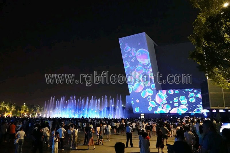 Color Changing LED Flood Lights for Outdoor Holiday Lighting