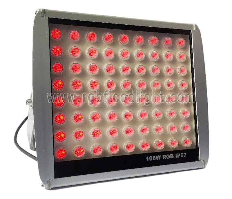 Outdoor Multi Color RGB LED Flood Lights for Resort Lighting