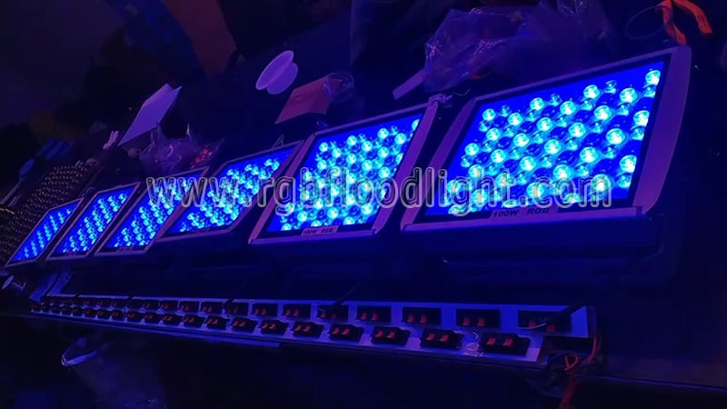 100W RGB LED Flood Lights for Outdoor Sculpture Lighting