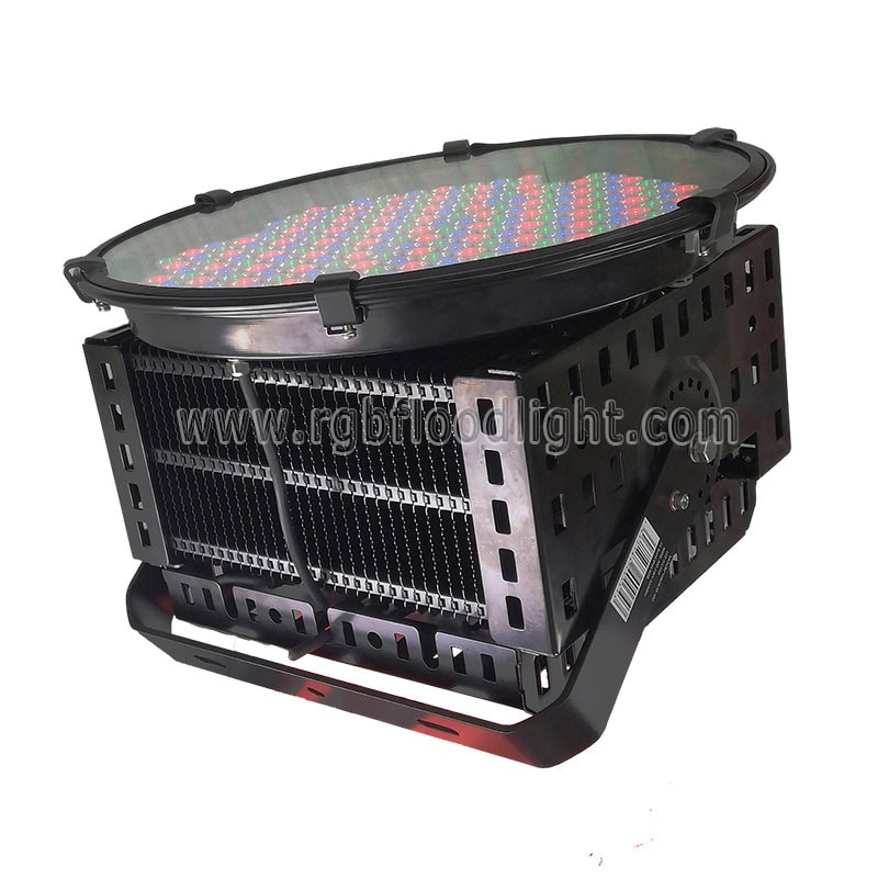 Outdoor 500W RGB LED Flood Light Fixture for Skyscraper