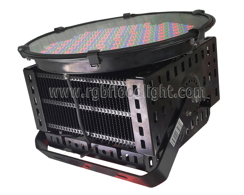 Outdoor 500W RGB LED Flood Light Fixture for Skyscraper