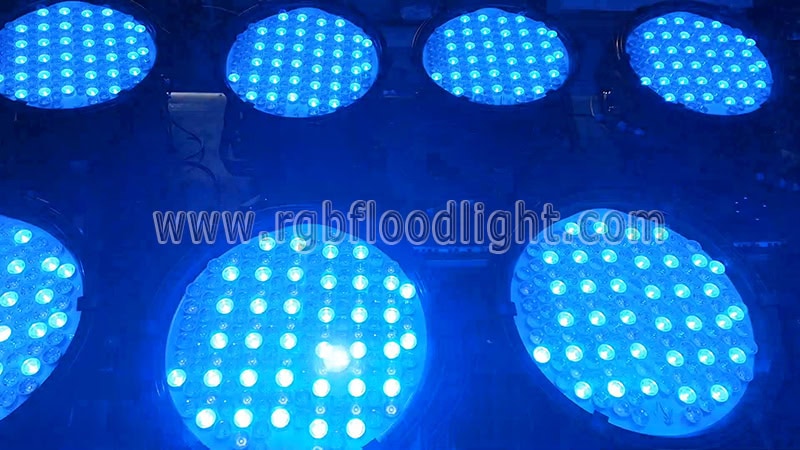 Outdoor 500W RGB LED Flood Light Fixture for Skyscraper