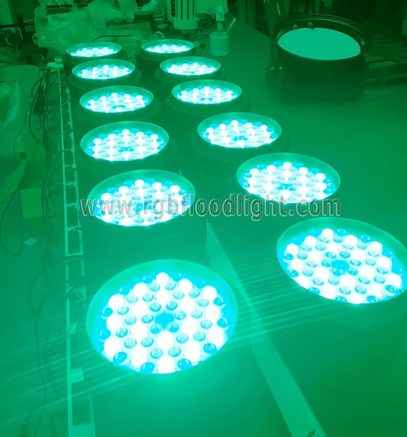Multi Colored RGB LED Flood Lights for Outdoor Tree Lighting