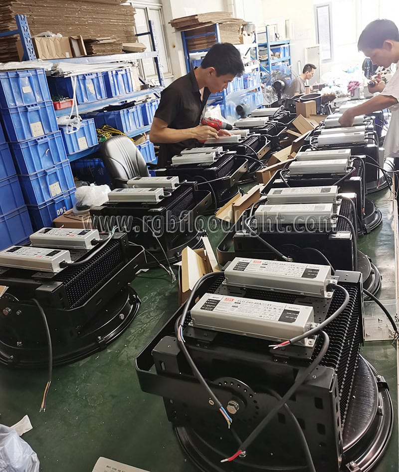 APP Controlled RGB Led Flood Lights for Water Tower Lighting