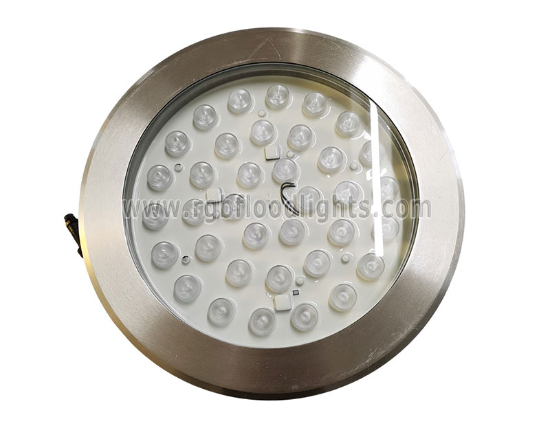 Outdoor Commercial Water Fountain DMX 100W Underwater RGB LED Flood Light Programmable Waterfall Wall Wash Light