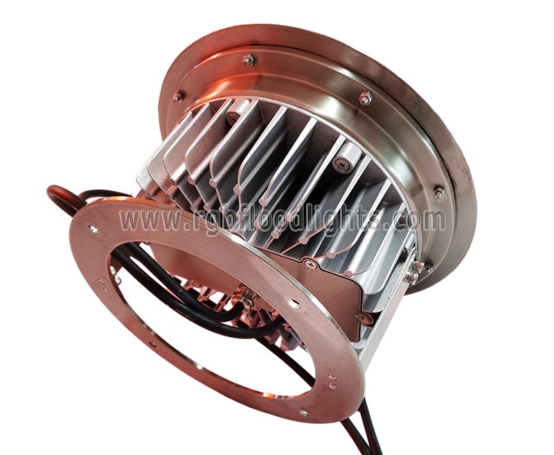 Outdoor Commercial Water Fountain DMX 100W Underwater RGB LED Flood Light Programmable Waterfall Wall Wash Light