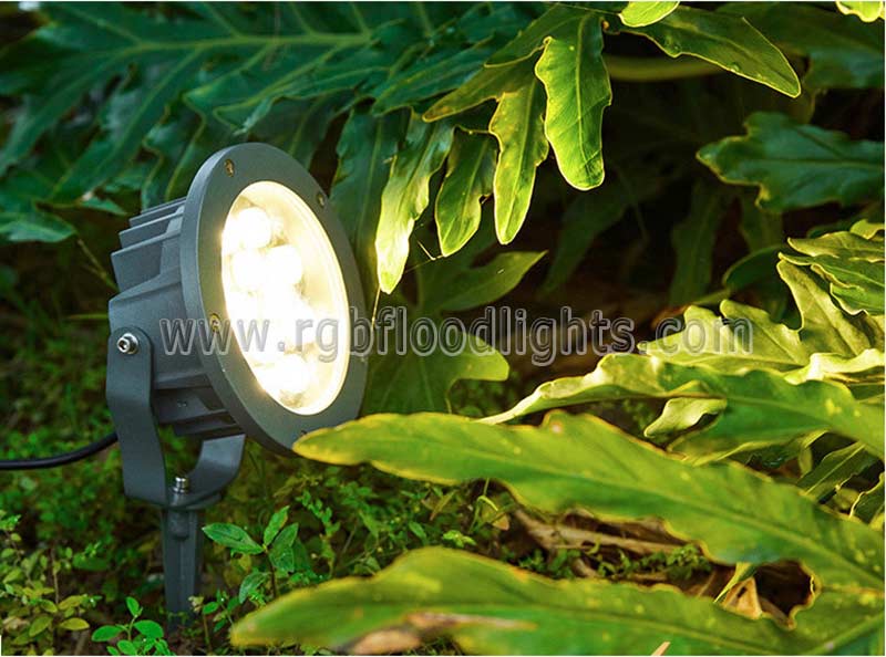 Outdoor Multi Colored Low Voltage 12V 24V 12W RGB LED Tree Flood Light