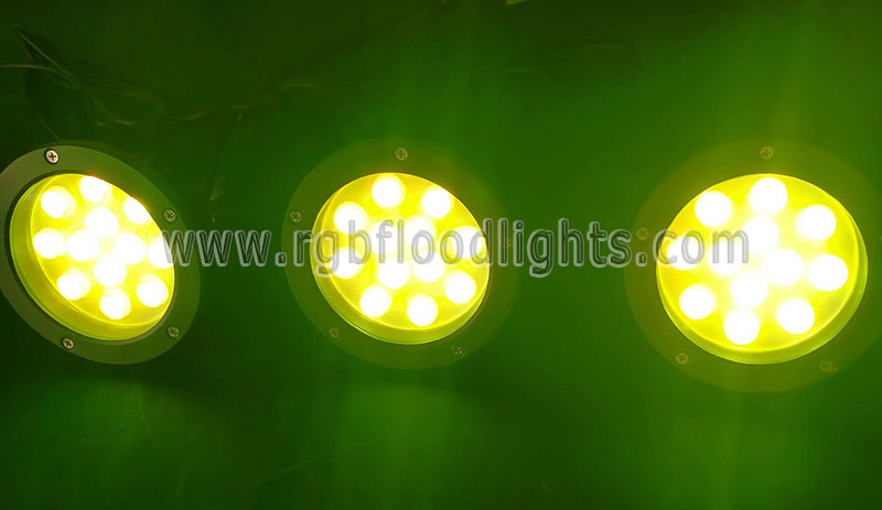 Outdoor Multi Colored Low Voltage 12V 24V 12W RGB LED Tree Flood Light