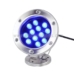 Outdoor Color Changing 18W Underwater RGB LED Flood Light Stainless Steel Pond Fitting