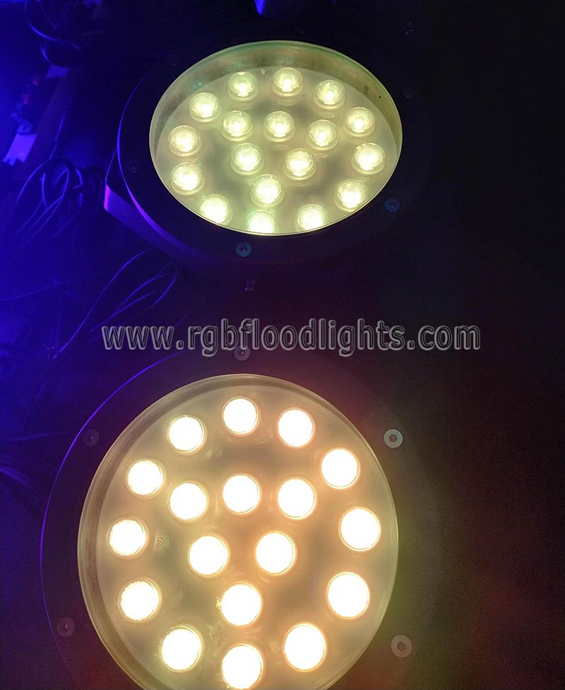 Outdoor 18W RGB RGBW LED Garden Tree Accent Flood Light