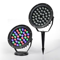 Outdoor Color Changing 36W RGB LED Landscape Tree Trunk Flood Light