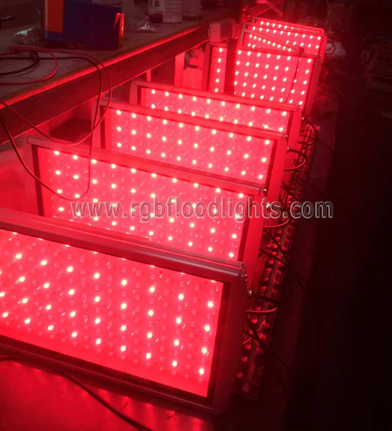 Outdoor Multi Colored Hotel Facade 200W RGB LED Flood Light